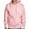 Pink Hoodie Men's Zip Up