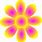 Pink and Yellow Flower Clip Art