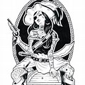 Pirate Woman Tattoo Drawing Pinterest