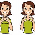 Play and Ball Sign Language Clip Art