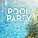 Pool Party Poster Template