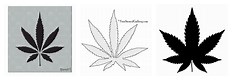 Pot Leaf Stencil Print Out