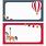 Preschool Name Tags Free Templates