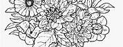 Pretty Flowers Vases Coloring Pages