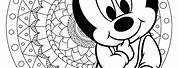 Printable Coloring Pages for Kids Mickey Mouse