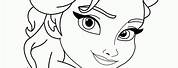 Princess Elsa Frozen Coloring Pages