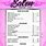 Price List for Salon