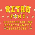 Psychedelic 60s and 70s Font