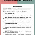 Questions for Labour Contract