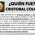 Quien Fue Cristobal Colon