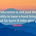 Quotes About Endurance in Life