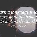 Quotes About Learning a New Language