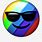 Rainbow Glasses Emoji