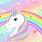 Rainbow Unicorn Theme Background