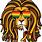 Rasta Lion Clip Art