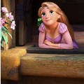 Rapunzel Leaning Out Window