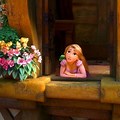 Rapunzel Looking Out Window