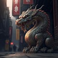 Realistic Looking Chinese Dragon