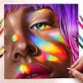 Realistic Rainbow Drawings Colorful