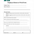 Return to Work Template for Example