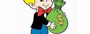 Richie Rich Money Bag