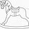 Rocking Horse Coloring Page