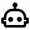 Robot Icon White Transparent