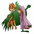 Robin Hood Fox Sticker PNG