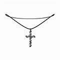 Roblox Silver Cross Necklace Transparent