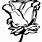 Rose Drawings Black and White Clip Art