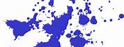 Royal Blue Black and White Paint Splatter