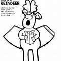 Stand Up Reindeer Pattern