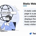 Static Web Page Meaning