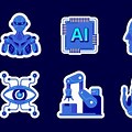 Stickers That Relates to Ai