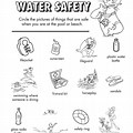 Summer Water Safety Worksheets