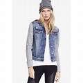 Sweatshirt Sleeve Jean Jacket