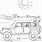 Safari Jeep Coloring Page