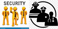 Safety and Security Team Clip Art