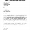 Sample Letter On Usage Report