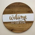 Sample Round Wood Sign Blank