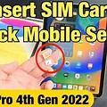 Samsung iPad Sim Card