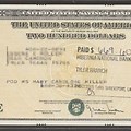 Savings Bonds Stamp Front