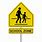 School Zone Sign Clip Art