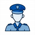 Security Guard Icon with Transparent Background