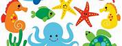 Sea Animals Clip Art