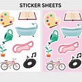 Self-Care Themed Stickers