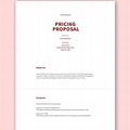 Service Cost Proposal Template