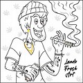 Shaggy Smoking Weed Coloring Pages