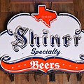 Shiner Beer Lighted Sign