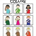 Sign Language Color Chart